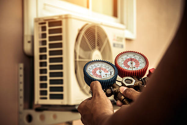 Professional Hvac technician working in Maiden, NC